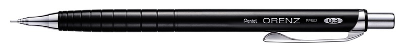 Pentel, PENTEL Druckbleistift Orenz 0,3mm XPP503AX schwarz, Pentel Orenz, 0,3mm, schwarz, Druckbleistift, XPP503-AX