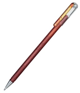Pentel, PENTEL Roller Hybrid Dual Metallic K110-DFX orange/metallic gelb 1.0mm, Pentel Hybrid Dual Metallic, 1.0mm, orange/metallic, gelb, Tintenroller, K110-DFX