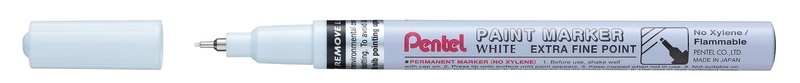 Pentel, PENTEL Paint Marker 0,7mm MFP10-W weiss, Pentel Paint Marker, 0,7mm, weiss, MFP10-W