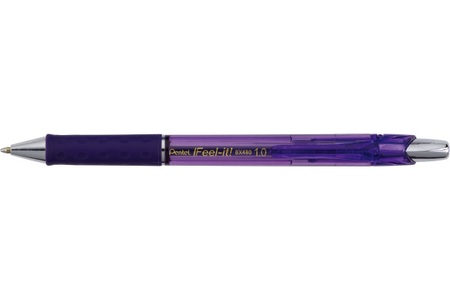 Pentel, PENTEL Kugelschreiber Feel-it 1mm BX480-V violett, Pentel Feel-it, 1mm, violett, Kugelschreiber, BX480-V