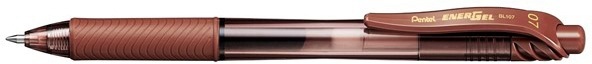 Pentel, PENTEL Gelschreiber Energel X 0.7mm BL107-EX braun, Pentel EnerGel X, 0.7mm, braun, Gel Roller, BL107-EX