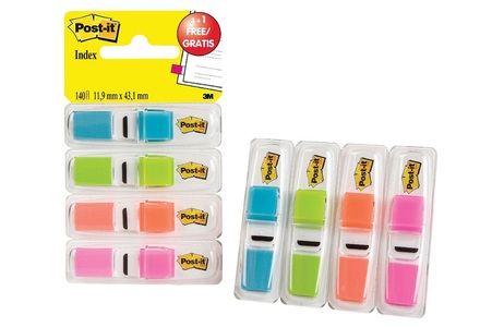 3m, 3M - Post-it® Index Mini Promotion 683-4ABP, 3M Post-it Promo Index, 683-4ABXEU P
