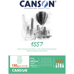 CANSON Skizzenblock 1557 A5 204127413 50 Blatt, geleimt, 180g
