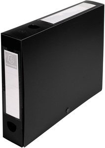 Exacompta, EXACOMPTA Archivbox A4 X59631E schwarz, schwarz, Exacompta Archivbox, A4, schwarz, X59631E