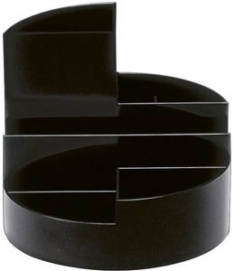 Maul, Maul Stiftehalter MAULrundbox Schwarz, MAUL Rundbox 4117690 schwarz 6 Fächer
