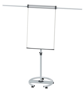 Maul, MAUL Flipchart, Rundfuß Tafelhöhe 970 mm weiß, Flipchart mobil solid plus