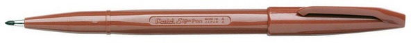 undefined, PENTEL Faserschreiber Sign Pen 2.0mm S520 - E braun