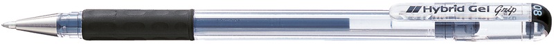Pentel, PENTEL Roller Hybrid 0,8mm K118-AO schwarz, Pentel Hybrid Gel Grip, 0,8mm, schwarz, Tintenroller, K118-AO