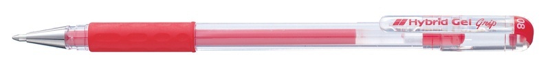 Pentel, PENTEL Roller Hybrid 0,8mm K118-BO rot, Pentel Hybrid Gel Grip, 0,8mm, rot, Tintenroller, K118-BO