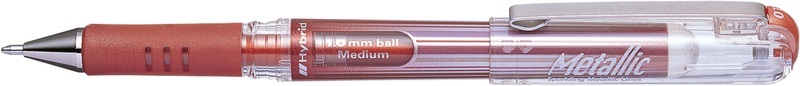 Pentel, PENTEL Roller Hybrid Gel Grip 1.0mm K230-MEO bronze, Pentel Hybrid Gel Grip, 1.0mm, bronze, Tintenroller, K230-MEO