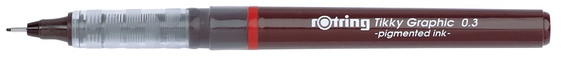 Rotring, rotring Fineliner Tikky Graphic 0.3 mm, Rotring Tikky Graphic, 0,3mm, schwarz, 1904753
