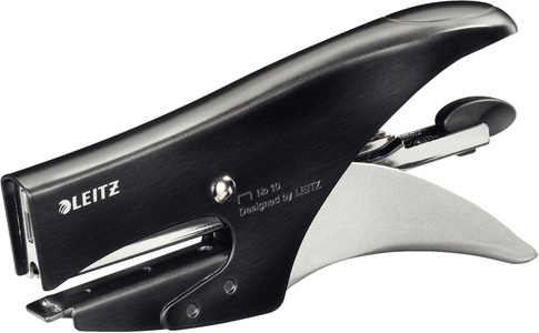 undefined, Leitz 55640094 stapler Black,Stainless steel, Leitz Heftzange, No. 10 Style, satin schwarz, 5564-00-94