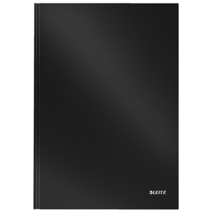 undefined, Leitz Notizbuch Solid A4 kariert, schwarz, Leitz Notizbuch Solid, Hardcover, A4, kariert, schwarz, 4664-00-95