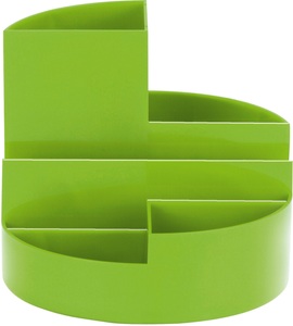 Maul, MAUL Rundbox 4117654 hellgrün 6 Fächer, Vielzweck-Stiftebox, grün