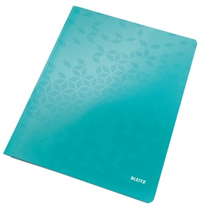 Leitz, LEITZ Schnellhefter WOW A4 30010051 eisblau, Leitz Schnellhefter WOW, A4, eisblau metallic, 3001-00-51