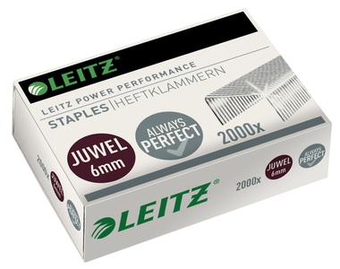 undefined, Leitz 56420000 staples, LEITZ Heftklammern Juwel 6mm 56420000 2000 Stück