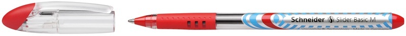 Schneider, SCHNEIDER Kugelschr. Slider Basic 1.0mm 151102 rot, M, Schneider Kugelschreiber Slider Basic, 0.5mm, rot, SN151102