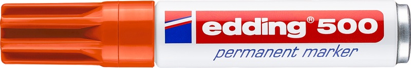 undefined, EDDING Permanent Marker 500 2-7mm 500-6 orange, Edding 500, Permanent Marker, 2-7mm, orange, 500-6