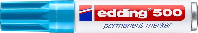 undefined, EDDING Permanent Marker 500 2-7mm 500-10 hellblau, Edding 500, Permanent Marker, 2-7mm, hellblau, 500-10