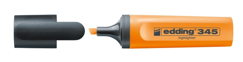 edding, EDDING Textmarker 345 345-6 orange, Edding 345, Textmarker, orange, 345-6