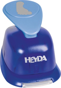 Heyda, HEYDA Motivstanzer gross 2.5 cm 203687517 Fuss, Heyda Motivstanzer gross, 2.5cm, Fuss, 203687517