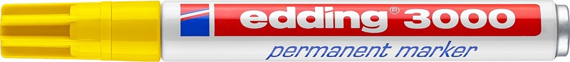 undefined, EDDING Permanent Marker 3000 1,5-3mm 3000-5 gelb, Edding 3000, Permanent Marker, 1,5-3mm, gelb, 3000-005