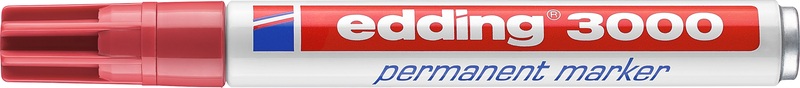 undefined, EDDING Permanent Marker 3000 1,5-3mm 3000-19 karmin, Edding 3000, Permanent Marker, 1,5-3mm, karmin, 3000-19