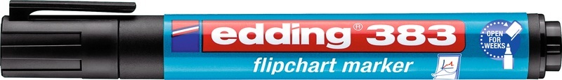 undefined, EDDING Flipchart Marker 383 1-5mm 383-1 schwarz, Edding 383, Flipchart Marker, 1-5mm, schwarz, 383-001