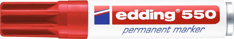 undefined, EDDING Permanent Marker 550 3-4mm 550-2 rot, Edding 550, Permanent Marker, 3-4mm, rot, 550-2