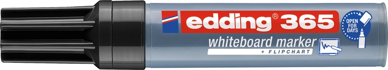 edding, Edding Whiteboardmarker edding 365 Schwarz 4-365001, Edding 365, Whiteboard Marker, 2-7mm, schwarz, 365-001