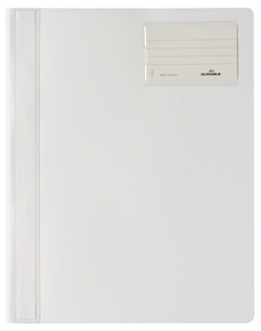 undefined, Durable Schnellhefter A4 aus Hartfolie, Durable Schnellhefter, A4, weiss, 2500/02