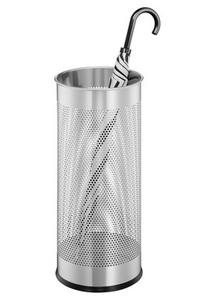 Durable, DURABLE Schirmst&auml;nder rund 28.5lt. 335023 silber, Metall 620x260m, Schirmständer, silbermetallic
