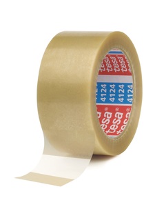 Tesa, Tesa - pack® 4124 PVC, 66m x 25 mm, transparent, Tesa Verpackungsband Ultra, 25mm x 66m, transparent, 04124-00012