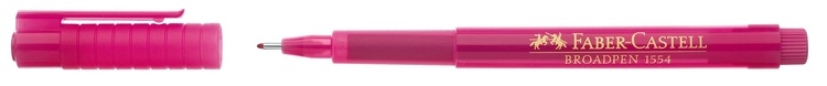 Faber-Castell, Faber-Castell Fineliner Broadpen, Faber-Castell Fineliner, Broadpen 1554, 0.8mm, pink, 155428