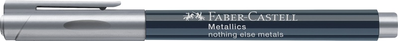 Faber-Castell, Faber Castell - Marker Metallics, Farbe nothing else metals, Faber-Castell Metallic Marker, 1,5mm, silber, 160751