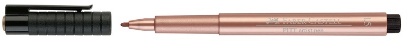 Faber-Castell, FABER-CASTELL Pitt Artist Pen 1,5mm 167352 kupfer, Faber-Castell Pitt, Artist Pen, 1,5mm, kupfer, 167352