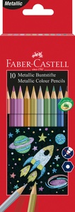 FABER-CASTELL Classic Colour Hexagonal 201583 metallic, 10er-Kartonetu