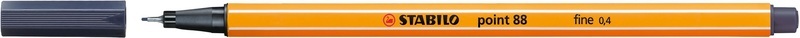Stabilo, STABILO Fineliner Point 88 88/98 paynesgrau, Stabilo Point 88 Fineliner, paynesgrau, 88/98