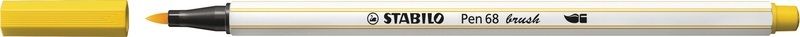Stabilo, STABILO Fasermaler Pen 68 Brush 568/44 gelb, Stabilo Pen 68, gelb, Fasermaler, 568/44