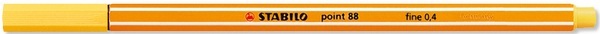 undefined, STABILO Point 88 Fineliner Rainbow-gelb
