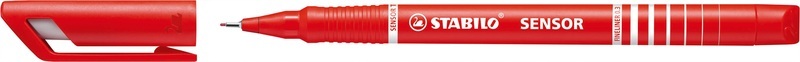 undefined, STABILO Feinschreiber sensor 0,3mm (F) 189/40 rot, Stabilo sensor 189, 0,3mm, F, rot, Feinschreiber, 189/40