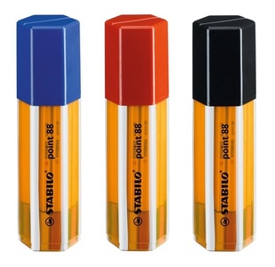 undefined, STABILO point 88 20er Big point Box, Stabilo Point 88, Feinschreiber, 0,4mm, Big Point, 8820-1, (20-farbig assortiert)