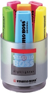 undefined, STABILO Textmarker BOSS 7006 Tischset 6 Stück, Stabilo Textmarker BOSS, Tischset, 7006, (6 Farben assortiert)