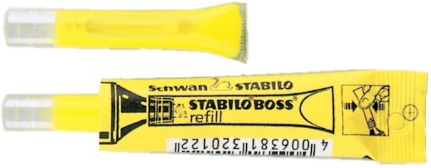undefined, STABILO Textmarker Refill BOSS 070/24 gelb