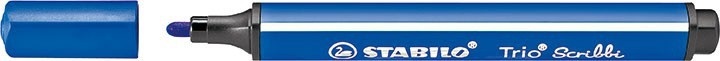 undefined, STABILO Trio Scribbi Filzstift Blau 1 Stück(e), Stabilo Trio Scribbi, 1,5-2mm, blau, Fasermaler, 368/932