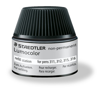 Staedtler, STAEDTLER Lumocolor non-perm. 48715-9 schwarz, Staedtler Lumocolor, non-permanent, schwarz, 48715-9