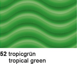 Ursus, URSUS Wellkarton 50x70cm 10142252 260g, tropicgrün, URSUS Wellkarton 50x70cm 10142252 260g, tropicgrün
