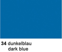URSUS Transparentpapier 70x100cm 2631434 42g, dunkelblau