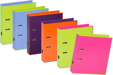 Pagna, PAGNA Ordner A4 75mm Style up 40906-00 farbig assortiert, Pagna Ordner, A4, 75mm, Style up, farbig assortiert, 40906-00