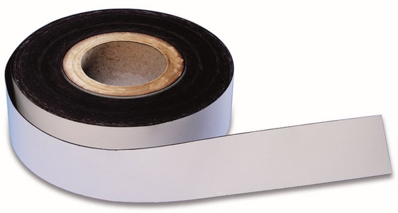 magnetoplan, magnetoplan Magnetband weiß Breite 25 mm, Magnetop Magnetband, PVC, weiss, 30m x 15mm x 0.6mm, 51053325